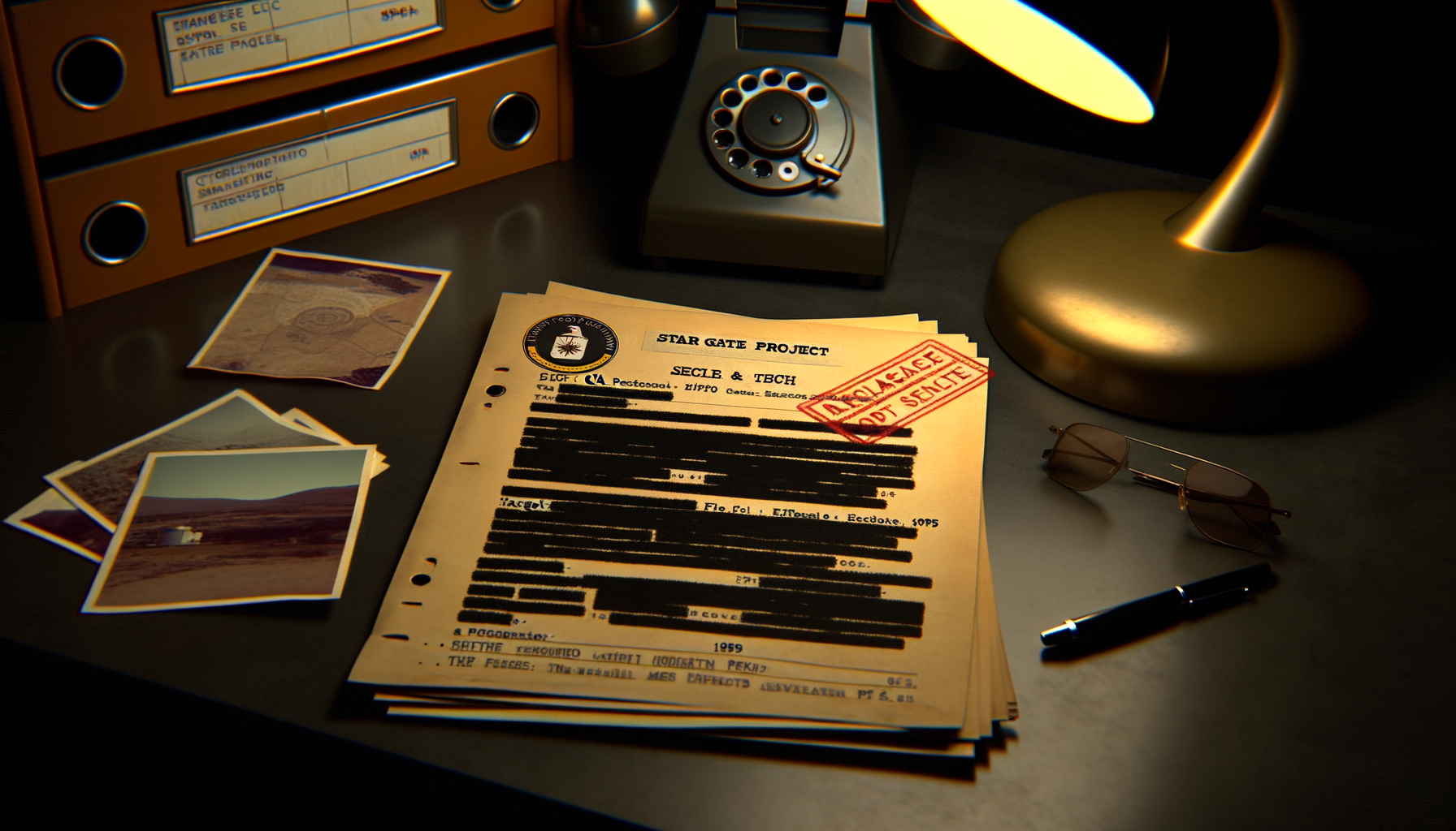 Redacted CIA document referencing Project Stargate